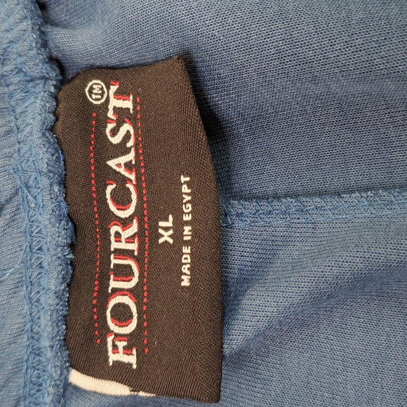 FourCast Pull-On Jogger Shorts Men's Size XL Heathered Blue - Picture 6 of 9